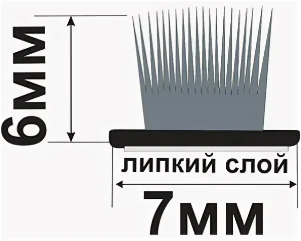 Щеточный уплотнитель (Фетр)